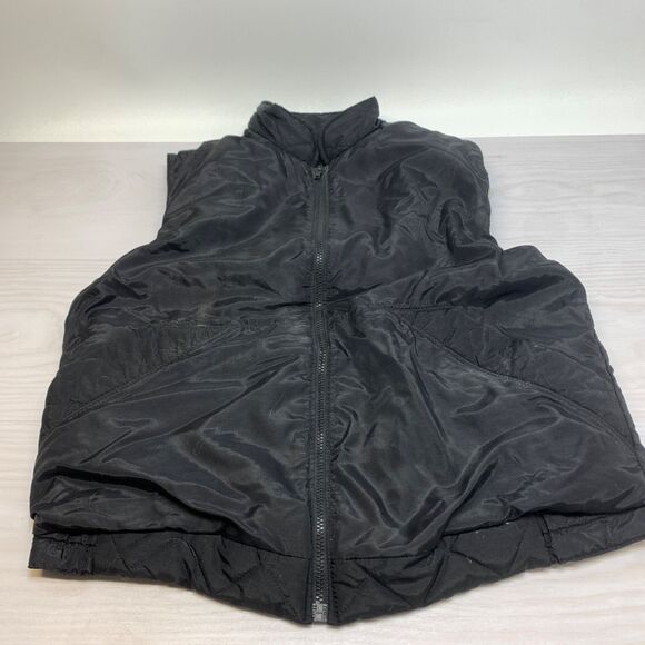 Wool Full Zip Black Reversible Womens Size Medium Vintage Iceware - Picture 1 of 9